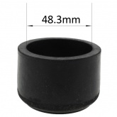 48.3mm Size 8 G40 Rubber Non-Slip End Cap Fittings For Scaffolding Poles & Steel Galvanized Handrails